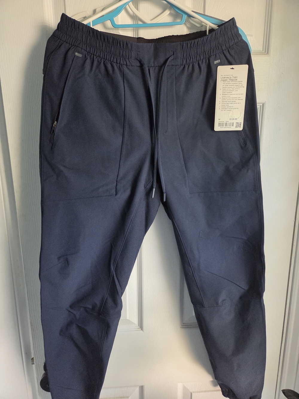 NEW Men's Lululemon Navy Performance Jogger Pants Size M